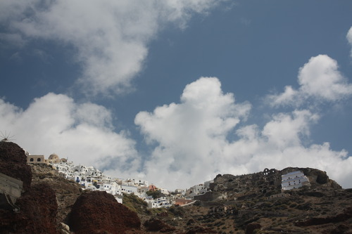 Oia from Amouthi Bay